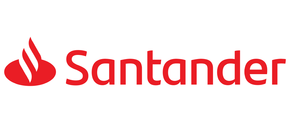 Logo til Santander, samarbeidspartner til Gretland Bil AS